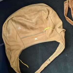 Tan Leather Shoulder Bag